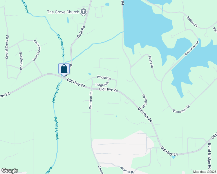 map of restaurants, bars, coffee shops, grocery stores, and more near 2165-2203 Old Highway 24 in Hattiesburg