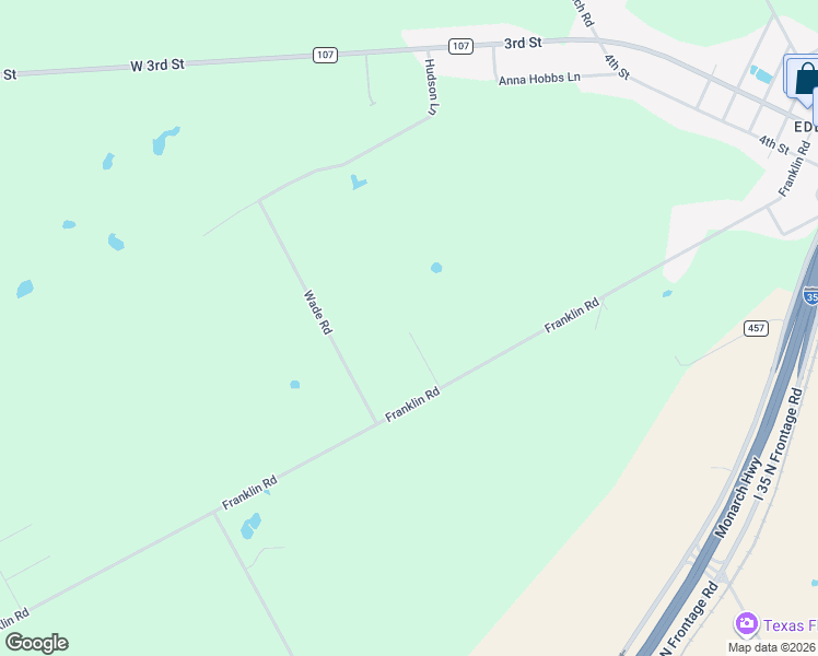 map of restaurants, bars, coffee shops, grocery stores, and more near 1250 Franklin Road in McLennan County