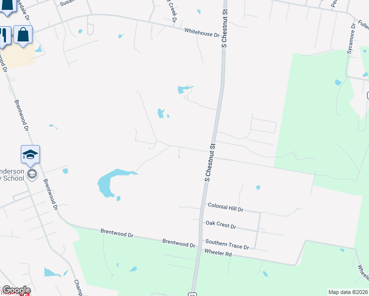 map of restaurants, bars, coffee shops, grocery stores, and more near 209 Platt Road in Lufkin