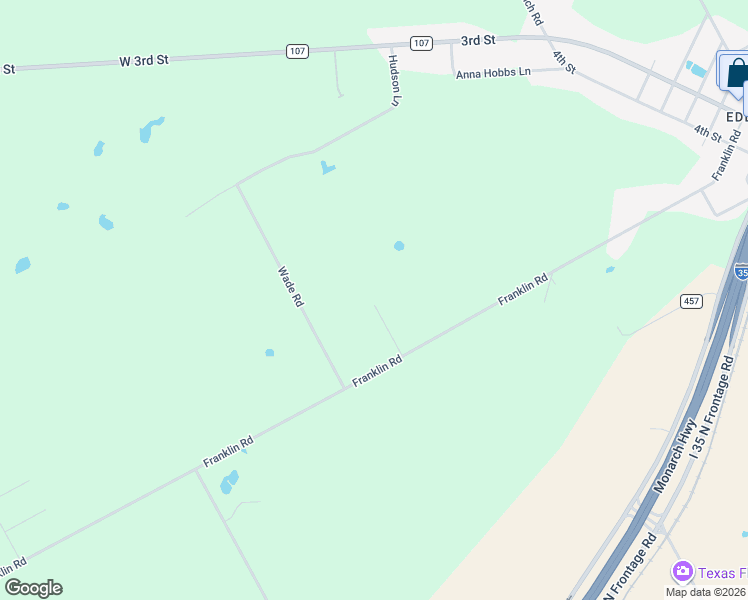 map of restaurants, bars, coffee shops, grocery stores, and more near 1250 Franklin Road in McLennan County