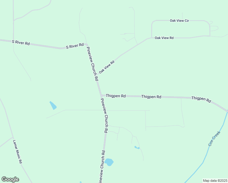 map of restaurants, bars, coffee shops, grocery stores, and more near 4428 Thigpen Road in Waycross
