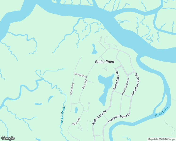 map of restaurants, bars, coffee shops, grocery stores, and more near 191 Rice Mill in St. Simons Island