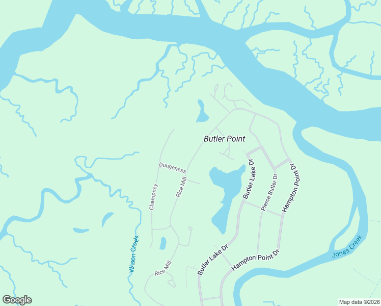 map of restaurants, bars, coffee shops, grocery stores, and more near 191 Rice Mill in St. Simons Island
