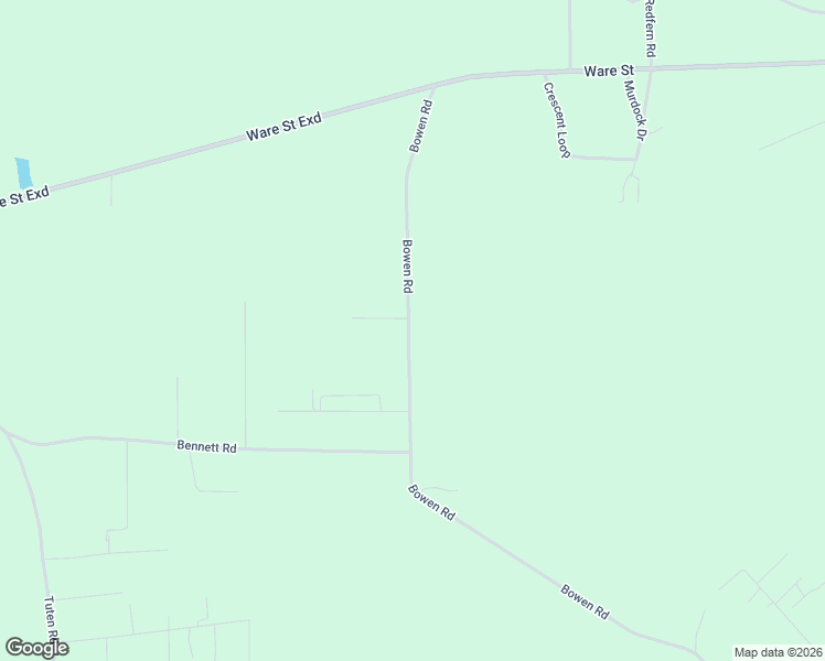 map of restaurants, bars, coffee shops, grocery stores, and more near Bowen Road in Blackshear