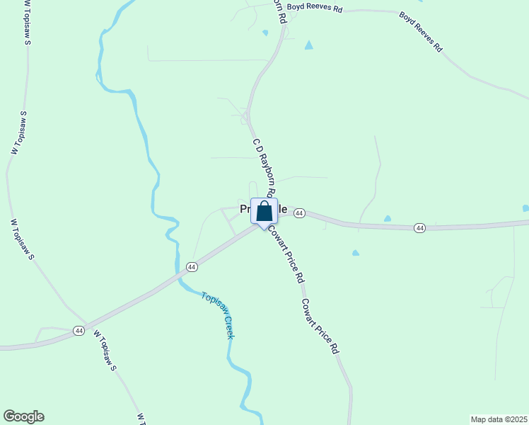 map of restaurants, bars, coffee shops, grocery stores, and more near in Pricedale