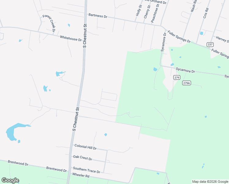 map of restaurants, bars, coffee shops, grocery stores, and more near 128 Copperwood Loop in Lufkin