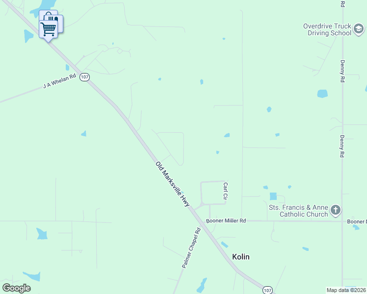 map of restaurants, bars, coffee shops, grocery stores, and more near 217 Rhett Road in Pineville