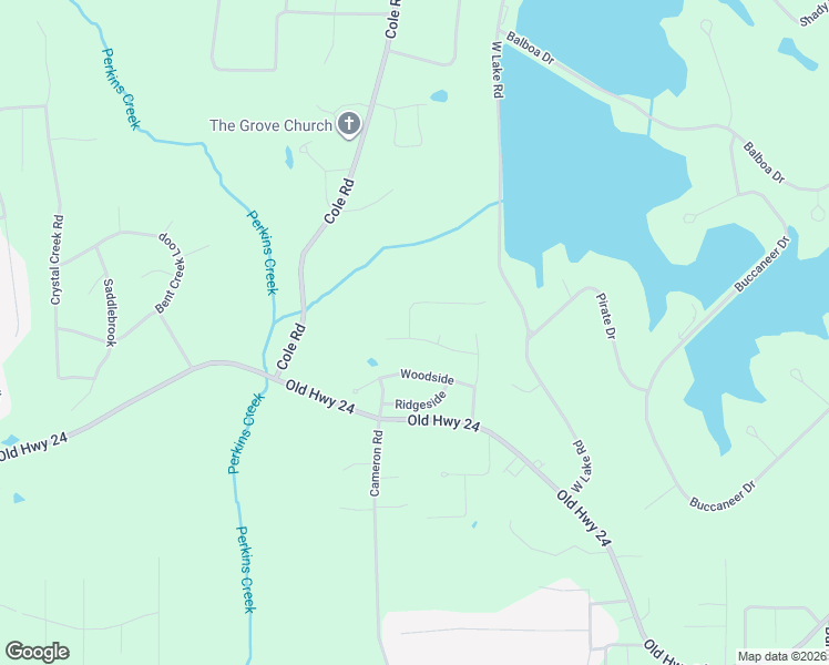 map of restaurants, bars, coffee shops, grocery stores, and more near Roundtree in Hattiesburg