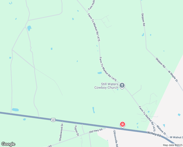 map of restaurants, bars, coffee shops, grocery stores, and more near 1037 Farm to Market Road 1475 in Huntington