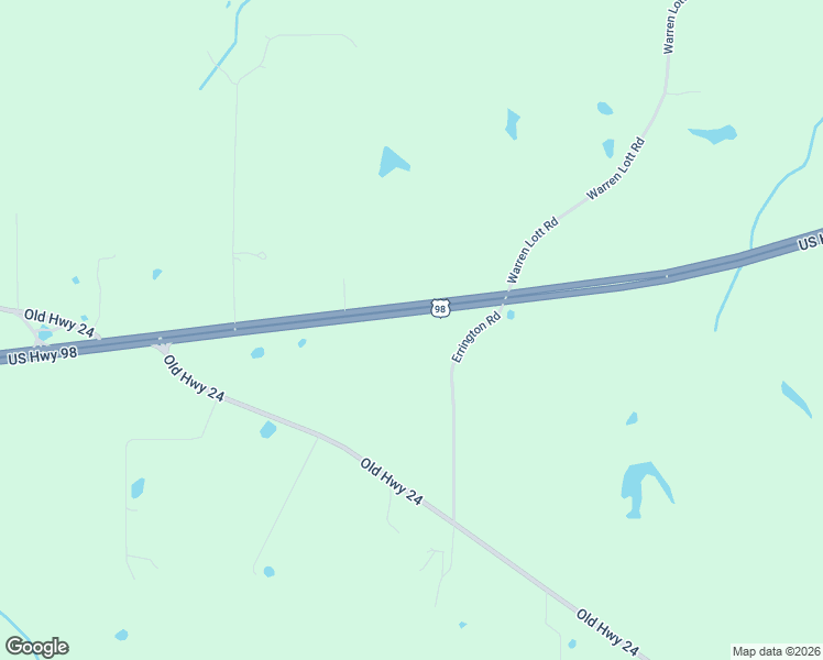 map of restaurants, bars, coffee shops, grocery stores, and more near 8290 U.S. 98 in Sumrall