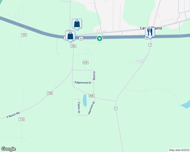 map of restaurants, bars, coffee shops, grocery stores, and more near 275 Byrd Dr in Daleville