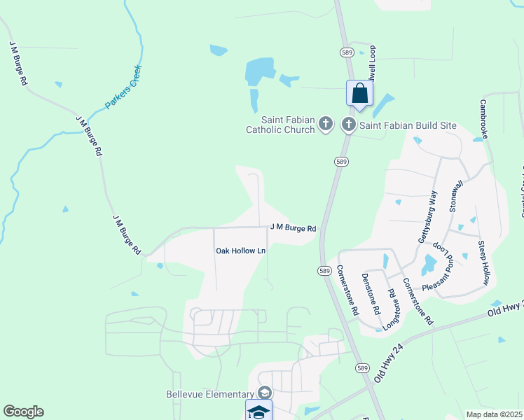 map of restaurants, bars, coffee shops, grocery stores, and more near 7 Anne Street in Hattiesburg