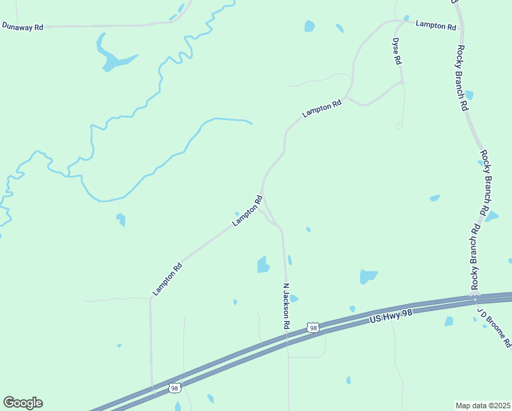 map of restaurants, bars, coffee shops, grocery stores, and more near 139 Lampton Road in Sumrall