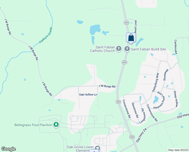 map of restaurants, bars, coffee shops, grocery stores, and more near Anne Street in Lamar County