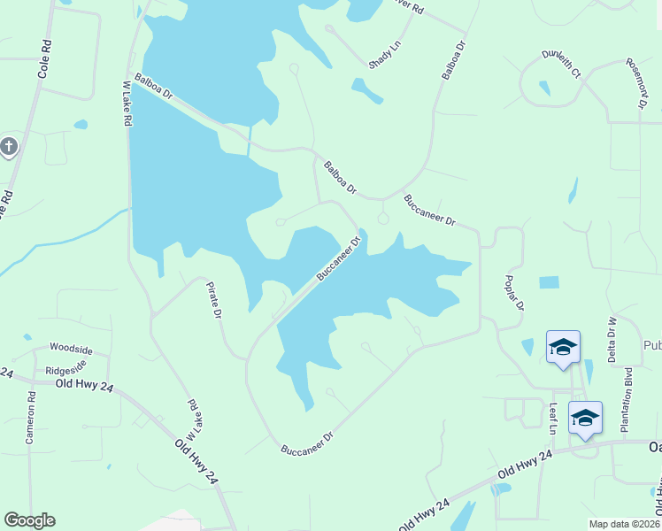 map of restaurants, bars, coffee shops, grocery stores, and more near 137 Buccaneer Drive in Hattiesburg