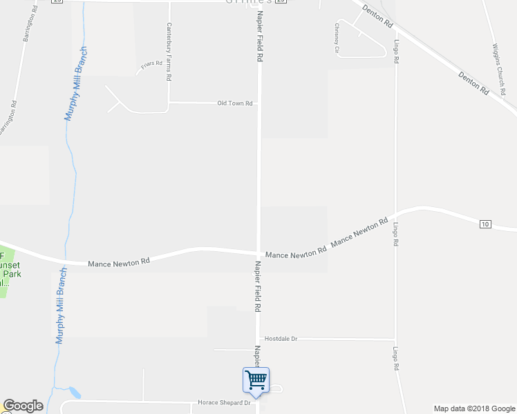 map of restaurants, bars, coffee shops, grocery stores, and more near Napier Field Road in Dothan