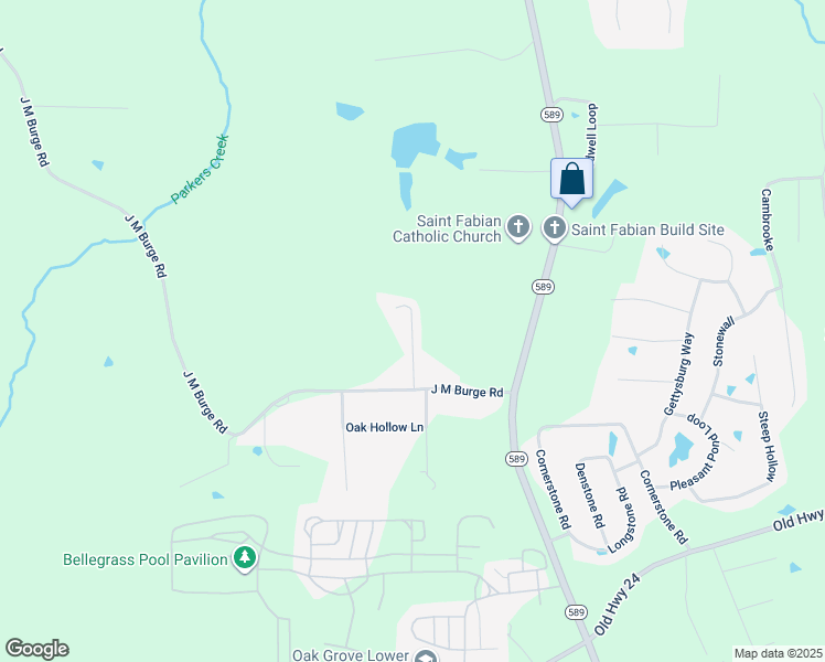 map of restaurants, bars, coffee shops, grocery stores, and more near Anne Street in Hattiesburg