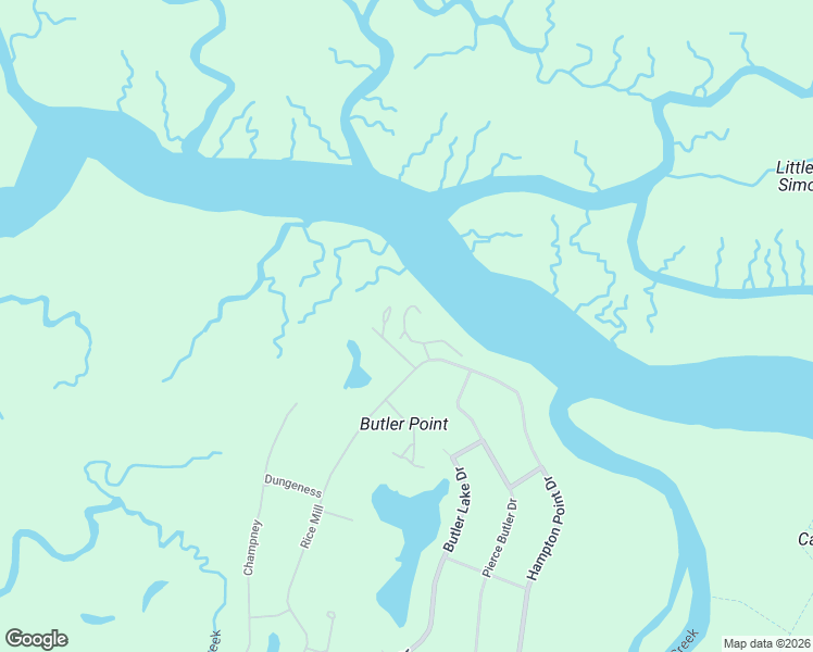map of restaurants, bars, coffee shops, grocery stores, and more near 2 Plantation Point Drive in St. Simons Island