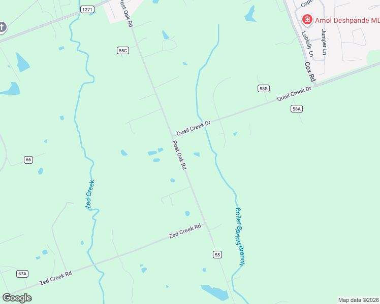 map of restaurants, bars, coffee shops, grocery stores, and more near 190 Hickory Hollow Road in Lufkin