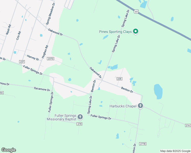 map of restaurants, bars, coffee shops, grocery stores, and more near 1503 Spring Lake Drive in Lufkin
