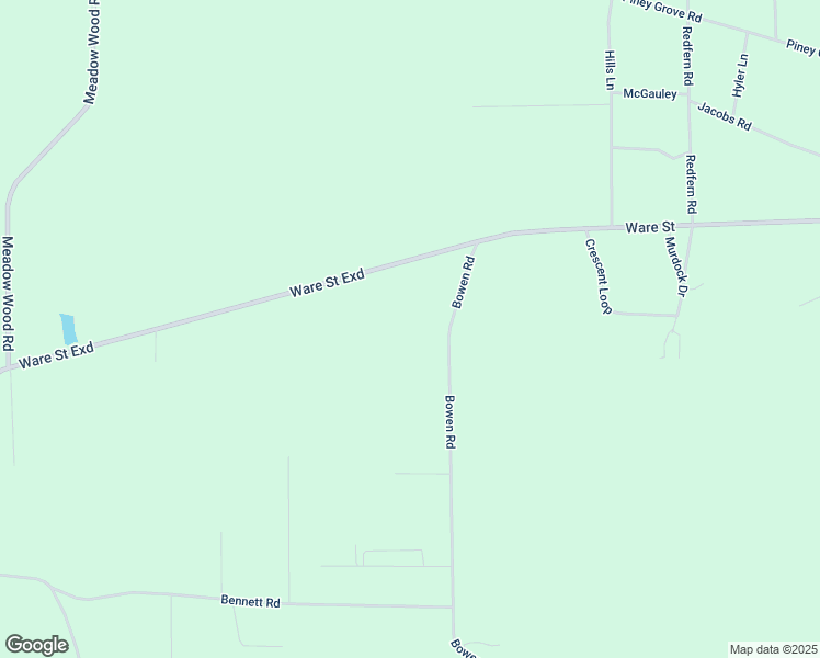 map of restaurants, bars, coffee shops, grocery stores, and more near 3521 Ware Street in Blackshear