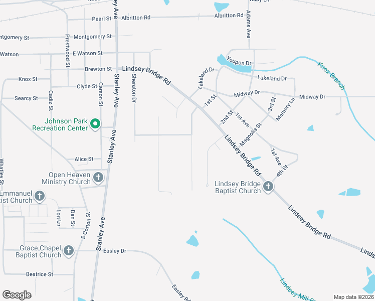 map of restaurants, bars, coffee shops, grocery stores, and more near 301-899 Meadowbrook Drive in Andalusia