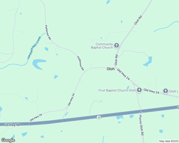 map of restaurants, bars, coffee shops, grocery stores, and more near 135 Old Highway 24 in Sumrall
