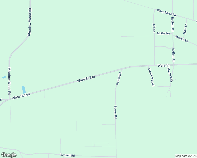 map of restaurants, bars, coffee shops, grocery stores, and more near 3521 Ware Street in Blackshear
