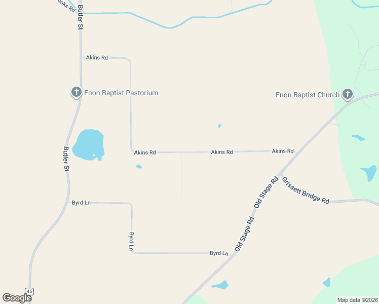 map of restaurants, bars, coffee shops, grocery stores, and more near Akins Road in Monroe County