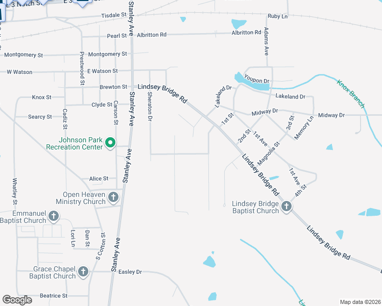 map of restaurants, bars, coffee shops, grocery stores, and more near 905 Sheraton Drive in Andalusia