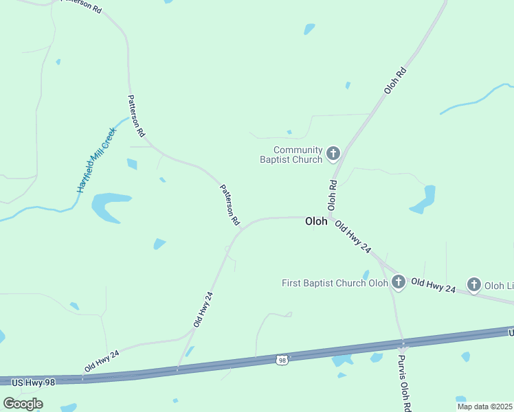 map of restaurants, bars, coffee shops, grocery stores, and more near 135 Old Highway 24 in Sumrall