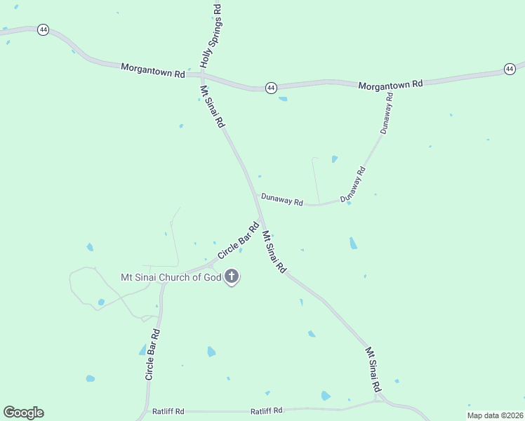 map of restaurants, bars, coffee shops, grocery stores, and more near 860 Mount Sinai Road in Foxworth