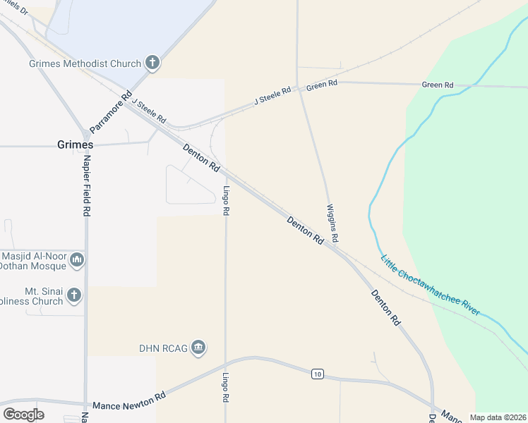 map of restaurants, bars, coffee shops, grocery stores, and more near 2572 Dale County Road 25 in Dothan