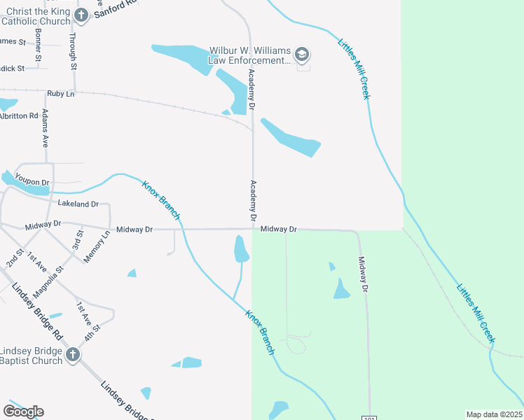 map of restaurants, bars, coffee shops, grocery stores, and more near 419 Academy Dr in Andalusia