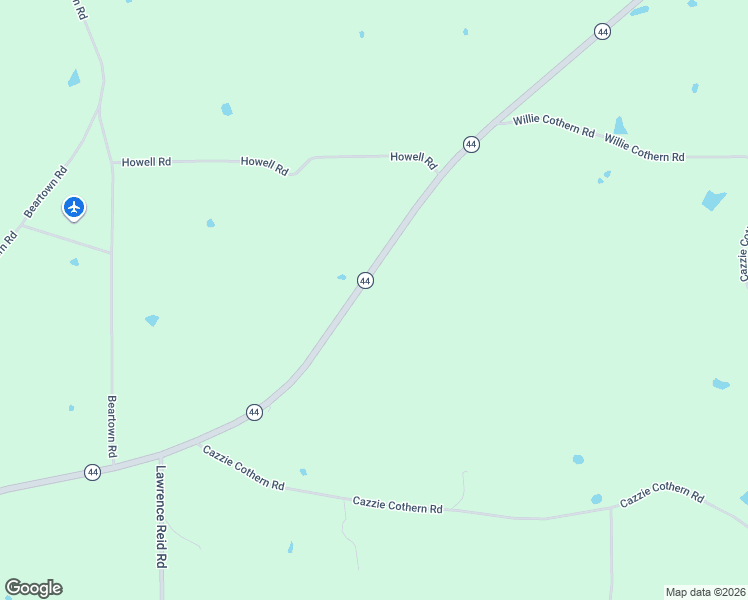 map of restaurants, bars, coffee shops, grocery stores, and more near 6 L L Coon Road in Jayess