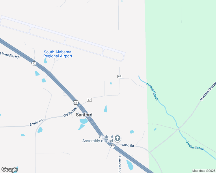 map of restaurants, bars, coffee shops, grocery stores, and more near County Road 67 in Andalusia