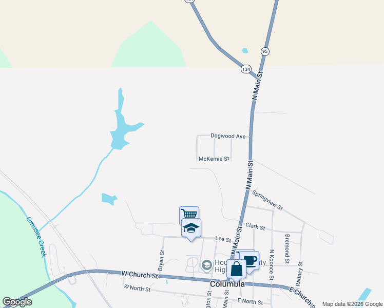 map of restaurants, bars, coffee shops, grocery stores, and more near 110 Oakley Drive in Columbia