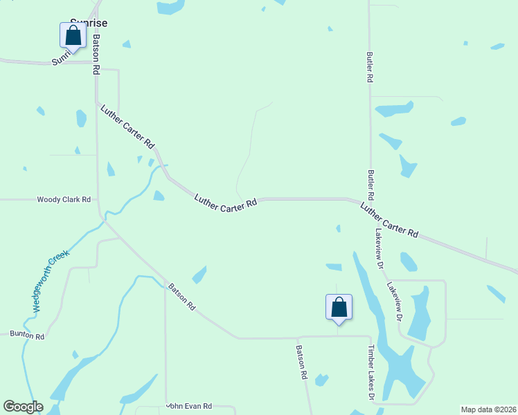 map of restaurants, bars, coffee shops, grocery stores, and more near 941 Luther Carter Road in Petal