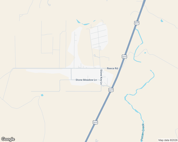 map of restaurants, bars, coffee shops, grocery stores, and more near 1373 Reece Road in San Angelo