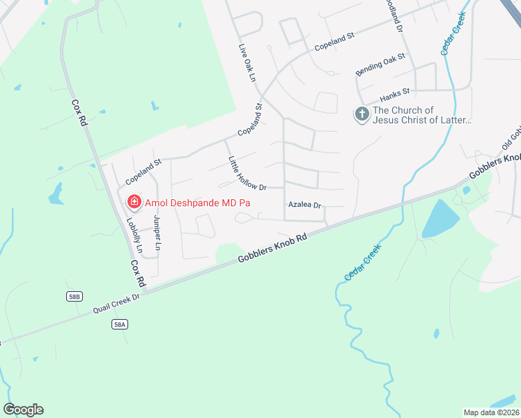 map of restaurants, bars, coffee shops, grocery stores, and more near 1407 Bending Brook Circle in Lufkin