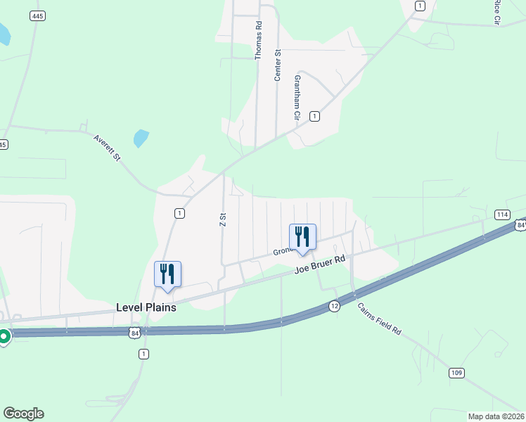 map of restaurants, bars, coffee shops, grocery stores, and more near 189 H St in Daleville