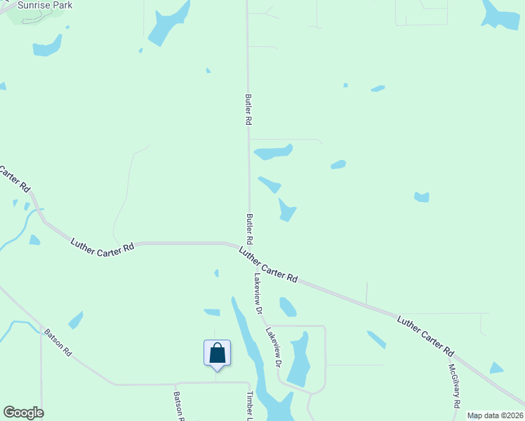 map of restaurants, bars, coffee shops, grocery stores, and more near 44-66 Butler Road in Petal