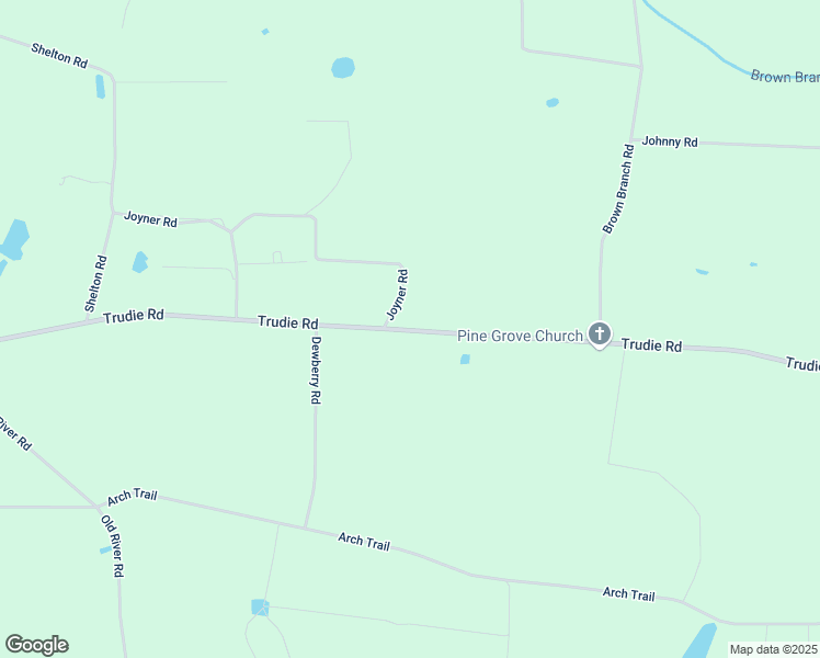 map of restaurants, bars, coffee shops, grocery stores, and more near 4811 Trudie Road in Blackshear