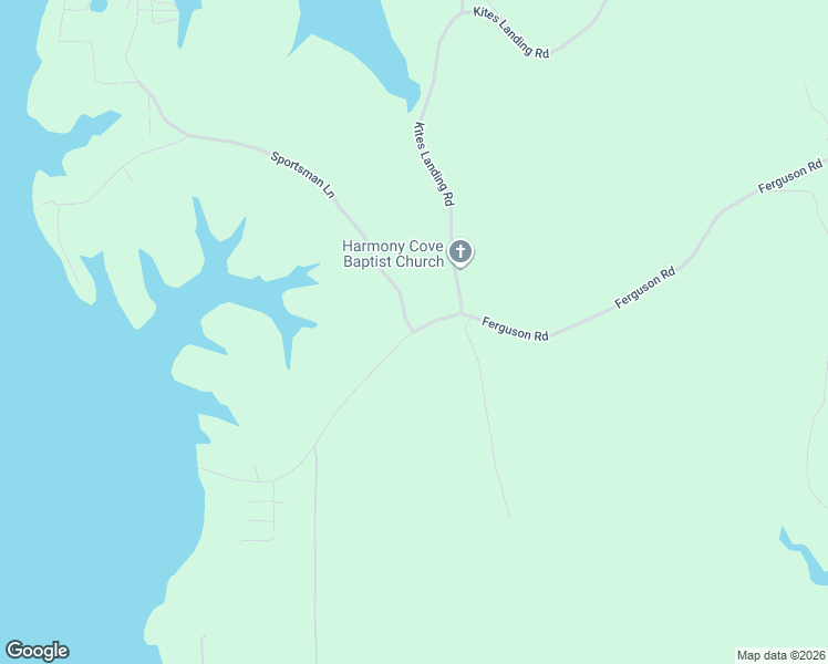 map of restaurants, bars, coffee shops, grocery stores, and more near 3720 Kites Landing Road in Florien