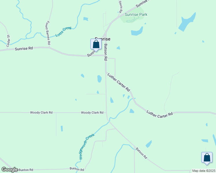 map of restaurants, bars, coffee shops, grocery stores, and more near 440 Batson Road in Petal