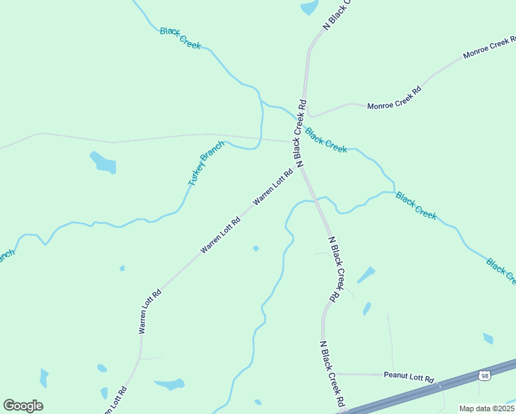 map of restaurants, bars, coffee shops, grocery stores, and more near 246 Warren Lott Road in Sumrall