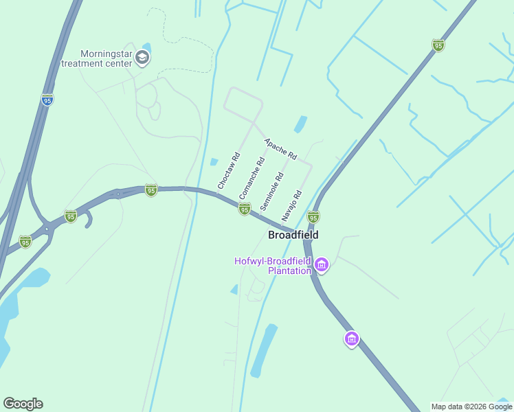 map of restaurants, bars, coffee shops, grocery stores, and more near 110 Seminole Road in Brunswick