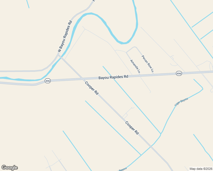 map of restaurants, bars, coffee shops, grocery stores, and more near 6881 Bayou Rapides Road in Alexandria