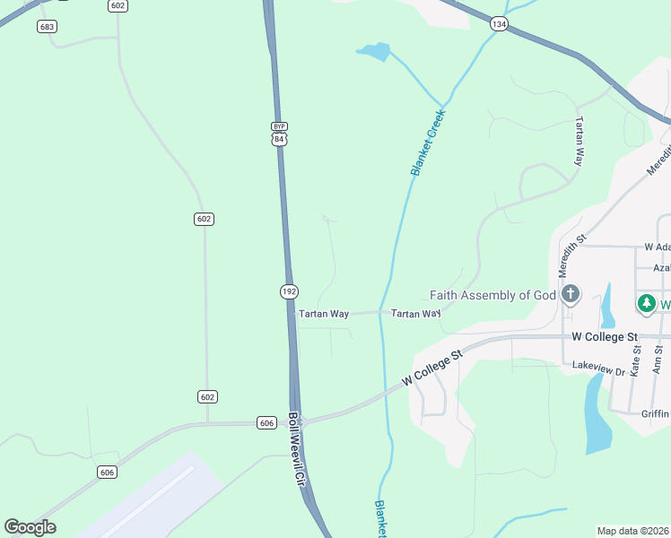 map of restaurants, bars, coffee shops, grocery stores, and more near Saint Andrews in Enterprise
