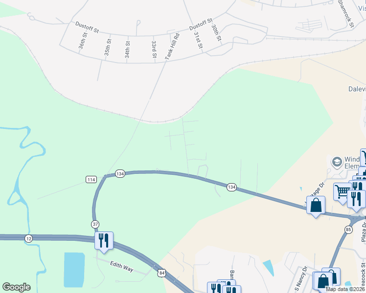 map of restaurants, bars, coffee shops, grocery stores, and more near 111 Bruer Road in Daleville